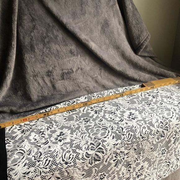 𝅺SOUL Harmony Energy SHE Black white floral‎ abstract design pencil skirt  LG - Picture 10 of 12